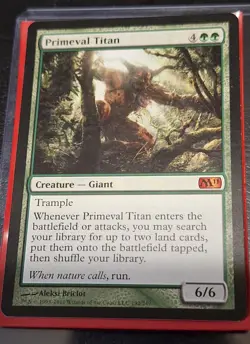 Magic The Gathering M11 | Primeval Titan | 192 | LP Regular. - Image 2