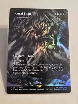 Magic the Gathering Final Fantasy Astral Titan Foil #049 - Image 1