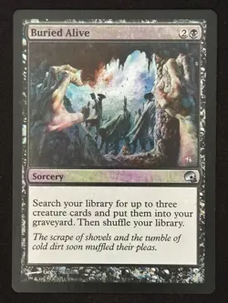 1x MTG Buried Alive (Foil) - Premium Deck Series: Graveborn (GRV) #20 - Magic - Image 1