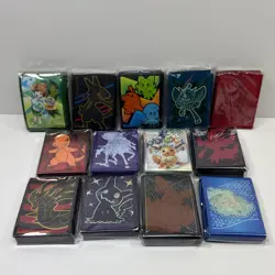 Pokemon Various Sets ETB Deck Sleeves Sealed (Lot Of 13) Prismatic,Lost Orgin - Image 1