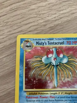 Pokemon Card TCG Misty's Tentacruel Gym Heroes 10/132 Holo Rare Vintage Wotc - Image 3
