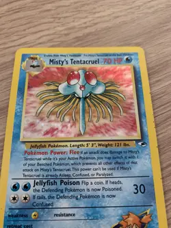 Pokemon Card TCG Misty's Tentacruel Gym Heroes 10/132 Holo Rare Vintage Wotc - Image 5