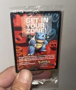 2002 Pokemon Promo Insert Get In Your Zone Sealed Mint - Image 1