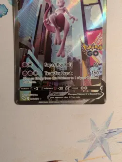 Mewtwo V 72/78 Alternate Full Art Pokemon TCG Pokemon Go 072/078 - Image 5