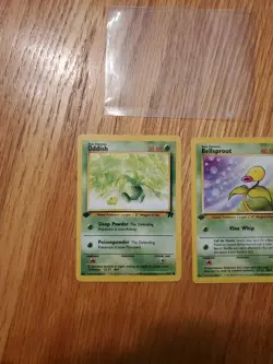 1st Edition Bellsprout And 1st Edition Oddish Pokemon Card NM condition - Image 3