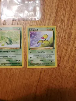 1st Edition Bellsprout And 1st Edition Oddish Pokemon Card NM condition - Image 4