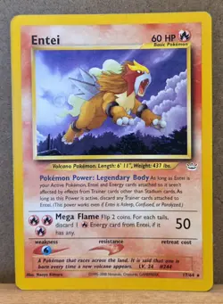 Entei Neo Revelation 17/64 Rare non-holo LP - ungraded Pokemon Card - Image 1