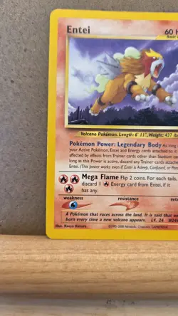 Entei Neo Revelation 17/64 Rare non-holo LP - ungraded Pokemon Card - Image 5