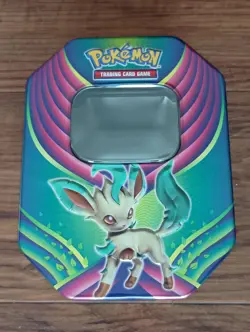 Nintendo Pokemon GX Eevee Evolutions Glaceon Leafeon Sylveon EMPTY TINS Lot - Image 5