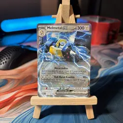 Pokemon - Melmetal ex - 153/197 - SV Obsidian Flames - Half Art Card - Image 1