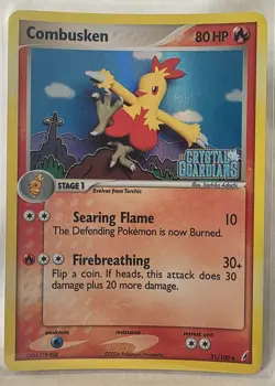 2006 Pokemon EX Crystal Guardians Combusken-Reverse Foil #31/100 - Image 1