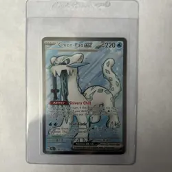 2023 Pokemon SV Paldea Evolved Chien Pao ex Full Art Holo Foil #236 - Image 1