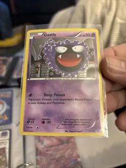 Pokemon TCG XY - Black Star Promo - Gastly #XY132 - Cosmos Promo Holo LP C92 - Image 1