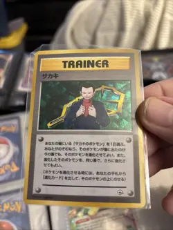 Pokemon Gym Challenge Giovanni Japanese Holo NM Z52 - Image 1
