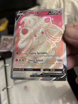 Alcremie V 064/072 Shining Fates SWSH Full Art FA Ultra Rare Pokemon TCG C74 - Image 1