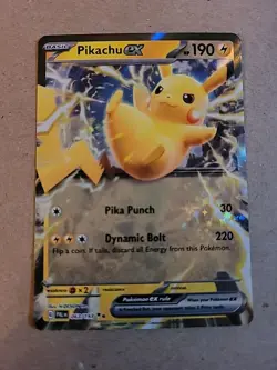 Pokemon TCG Paldea Evolved Pikachu EX 63/193 Double Rare - Image 1