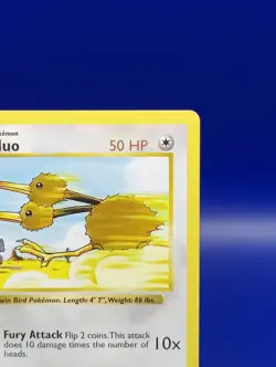 Doduo 48/102 1st Edition Shadowless Base Set Pokemon Card TCG WOTC Grey Stamp - Image 5