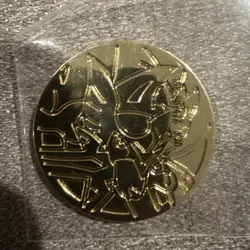 Pokemon TCG Metal Gold Coins OFFICIAL Zacian+Zamazenta Ultra Premium Collection - Image 2