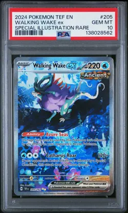 Pokemon - Walking Wake Ex 205/162 SIR - Temporal Forces - PSA 10 Gem Mint - Image 1