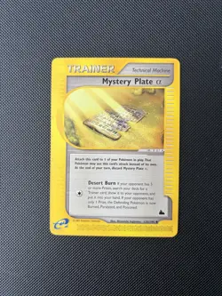 Pokemon Card Skyridge Mystery Plate Alpha 133/144 E Series Pokemon TCG - Image 1