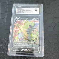 Pokemon Tyranitar V CGC 9 SWSH109 Sword & Shield Promo Holo Single Strike - Image 1