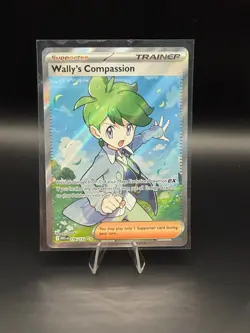 Pokemon TCG | Wally's Compassion 176/132 Me01 Mega Evolution Holo Pack Fresh NM+ - Image 1
