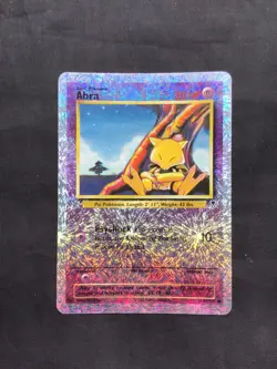 Pokemon Cards: Legendary Collection Reverse Holo: Abra 67/110 - Image 1