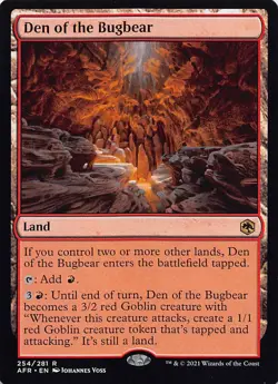 Den of the Bugbear AFR 254 Normal English NM - MTG - Image 1