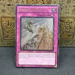 Yugioh Solemn Warning DREV-EN077 Ultimate Rare NM - Image 1
