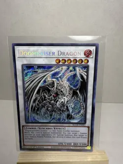 Yu-Gi-Oh! Doomkaiser Dragon BLCR-EN081 Battles of Legend 1st Edition Secret Rar. - Image 1