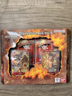 One Piece Card Game Illustration Box Vol.5 & Vol.6 Bundle Sealed Bandai Namco - Image 1
