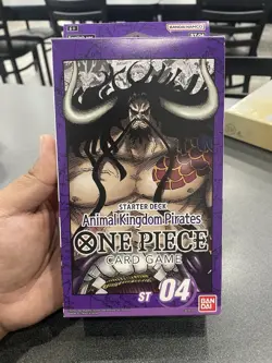 One Piece TCG ST04 Starter Deck Animal Kingdom Pirates Sealed 811039038335 - Image 1