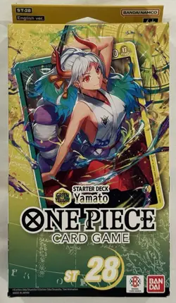 One Piece Starter Deck 28 ( ST28 ) Green Yellow YAMATO - NEW / SEALED - Image 1