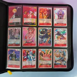 SAMMELKARTENORDNER ONE PIECE GELBER BINDER OP05 - OP08 FULL SETS - Image 1