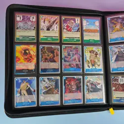 SAMMELKARTENORDNER ONE PIECE GELBER BINDER OP05 - OP08 FULL SETS - Image 3
