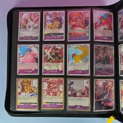 SAMMELKARTENORDNER ONE PIECE GELBER BINDER OP05 - OP08 FULL SETS - Image 5