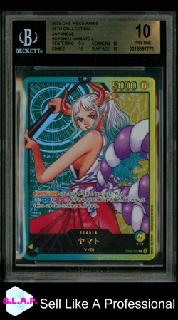 YAMATO ONE PIECE OP06-022 2025 LECAFIG JUMP PROMO PRISTINE JAPANESE BECKETT 10 - Image 1