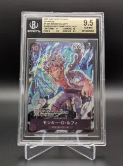 Monkey.D.Luffy Bandai Card Game Fest 2023-2024 Japanese - BGS 9.5 Gem Mint - Image 2