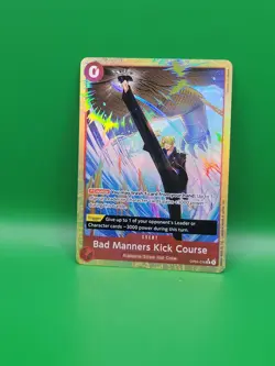 Bad Manners Kick Course (Alternate Art) OP04-016 (PRB-02) One Piece - Image 1