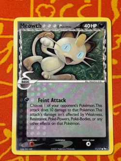 POKEMON TCG MEOWTH 11/17 NON HOLO COMMON MOD PLAY POP SERIES 5 - Image 1