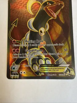 Pokemon TCG Houndoom EX Full Art Holo Ultra Rare Card 153/162 XY Breakthrough LP - Image 3