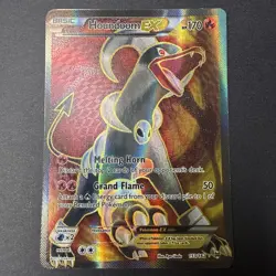 Houndoom EX (Full Art) 153/162 Breakthrough Holo Pokemon TCG (LP) - Image 1