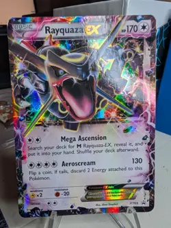 Rayquaza EX (Shiny) XY69 XY Holo *DMG - Image 3