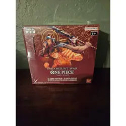 ONE PIECE TCG OP-02 PARAMOUNT WAR ENGLISH VERSION SEALED BOOSTER BOX - Image 1