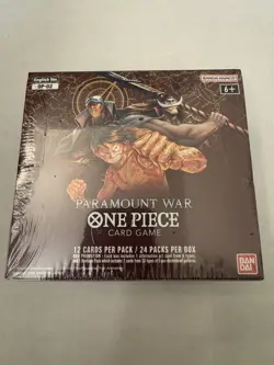 One Piece TCG Paramount War Booster Box OP-02 English, Sealed - Image 1