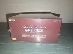 One Piece TCG: Paramount War Booster Box [OP-02] SEALED English - Image 2