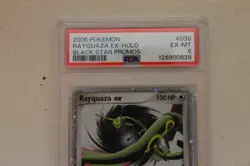 Pokemon 2006 Black Star Promos Rayquaza EX Holo Card #039 PSA 6 - Image 2