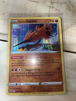 Galarian Zapdos - (Prerelease) SWSH124 SWSH: Sword & Shield Promo Cards Holo - Image 1