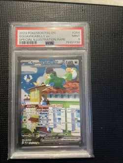 Pokemon TCG Paldea Evolved Squawkabilly EX Card 264/193 SIR PSA 9 - Image 1
