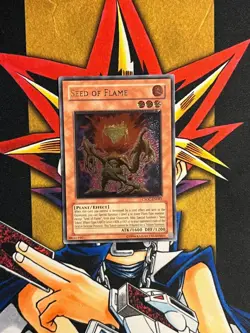 CSOC-EN081 Seed Of Flame Ultimate Rare UNL Edition NM Yugioh Card - Image 1